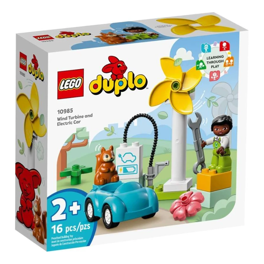 LEGO® 10985 DUPLO Větrná turbína a elektromobil